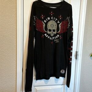 Men’s Long Sleeve Affliction T-Shirt